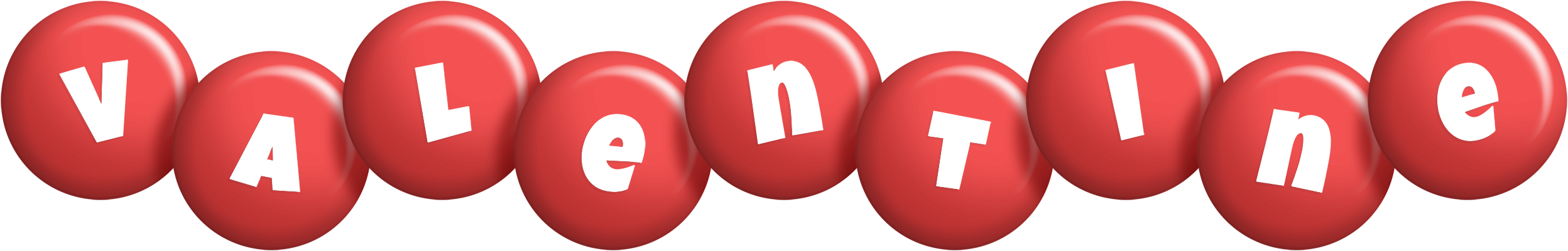 Valentine candy-red logo