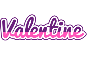Valentine cheerful logo