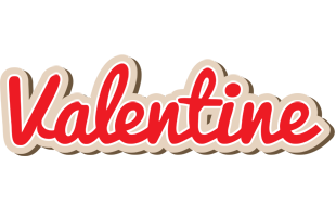 Valentine chocolate logo
