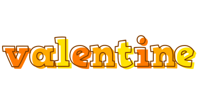 Valentine desert logo