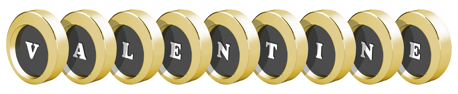 Valentine gold logo