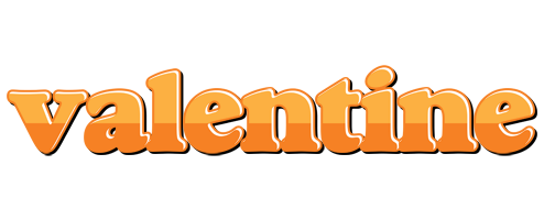 Valentine orange logo