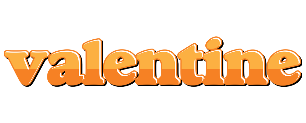Valentine orange logo