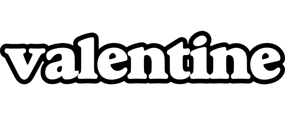 Valentine panda logo