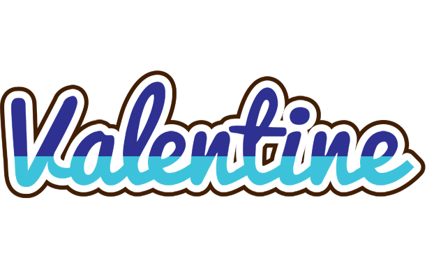 Valentine raining logo