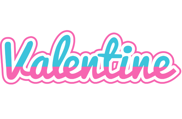 Valentine woman logo