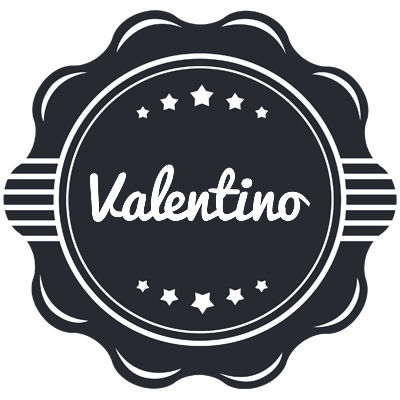 Valentino badge logo