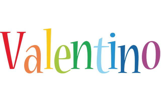 Valentino birthday logo
