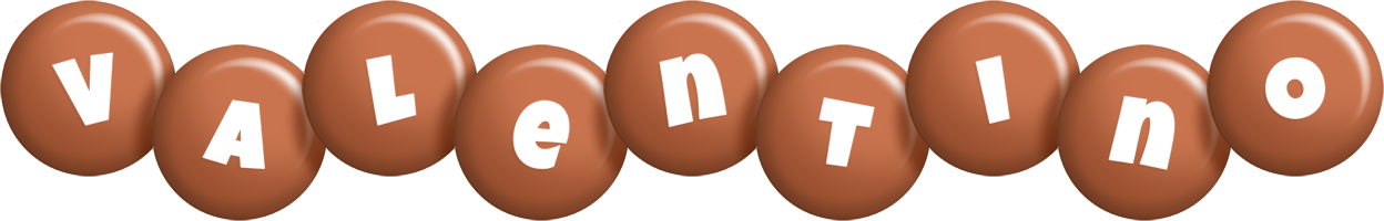 Valentino candy-brown logo