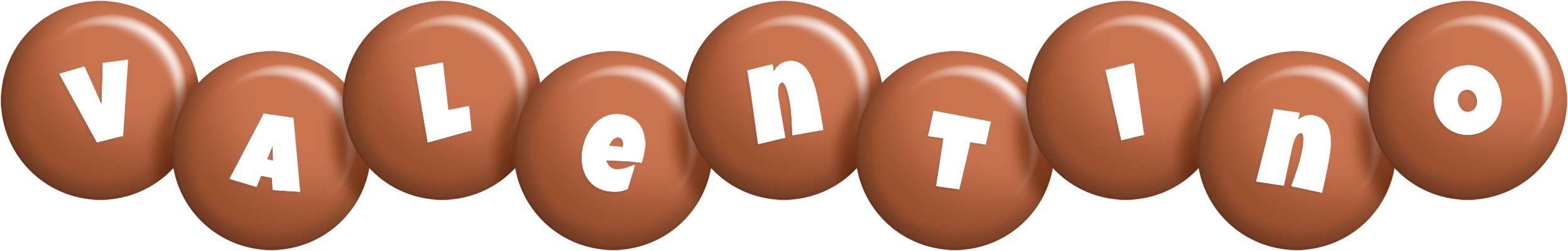 Valentino candy-brown logo