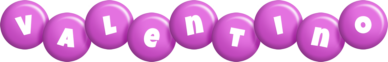 Valentino candy-purple logo
