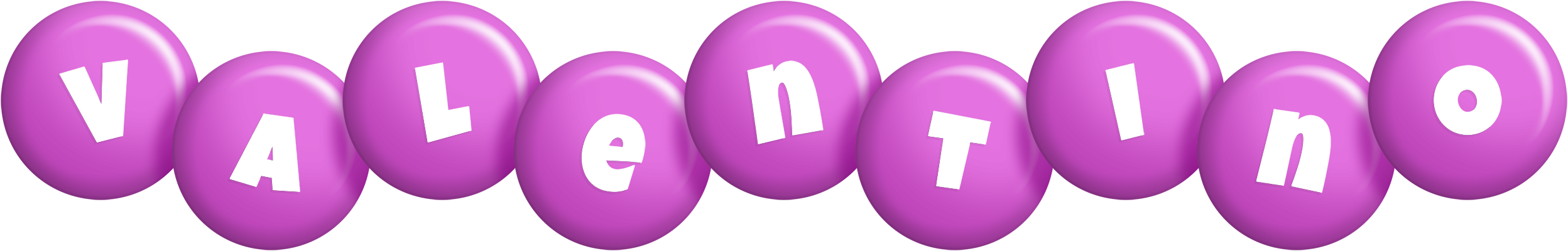Valentino candy-purple logo