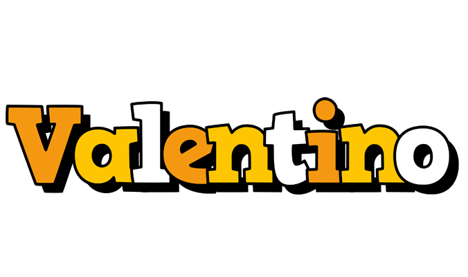 Valentino cartoon logo