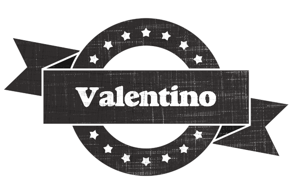 Valentino grunge logo