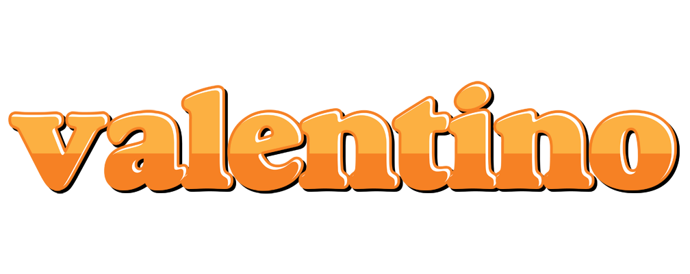 Valentino orange logo