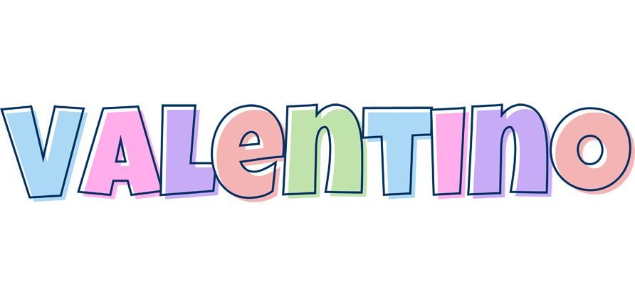Valentino pastel logo