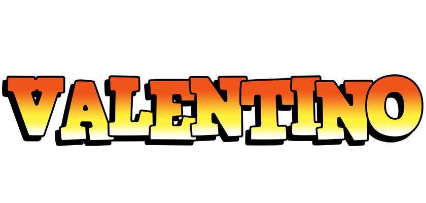 Valentino sunset logo
