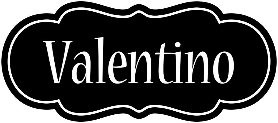 Valentino welcome logo