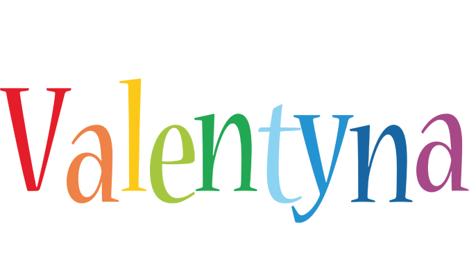 Valentyna birthday logo