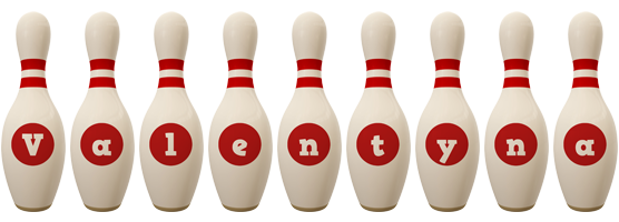 Valentyna bowling-pin logo