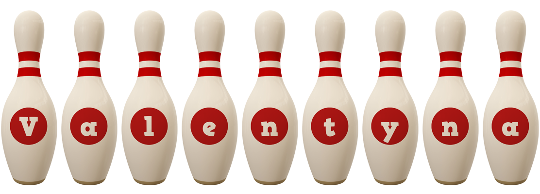 Valentyna bowling-pin logo