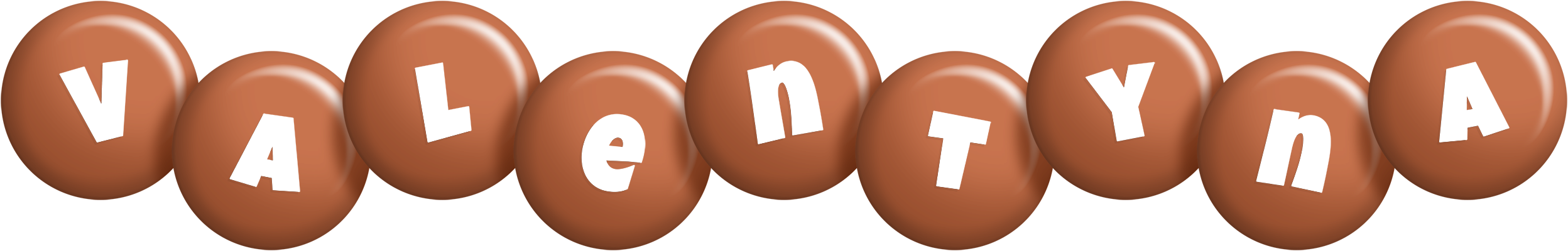 Valentyna candy-brown logo