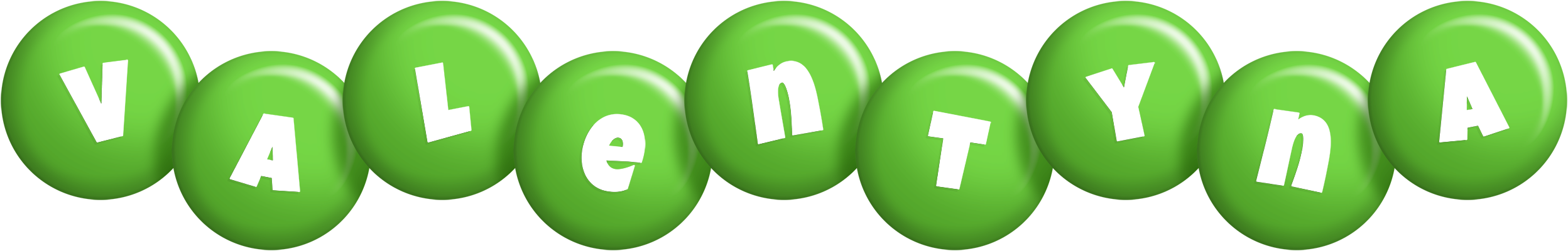 Valentyna candy-green logo