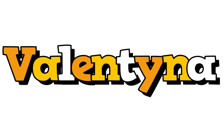 Valentyna cartoon logo