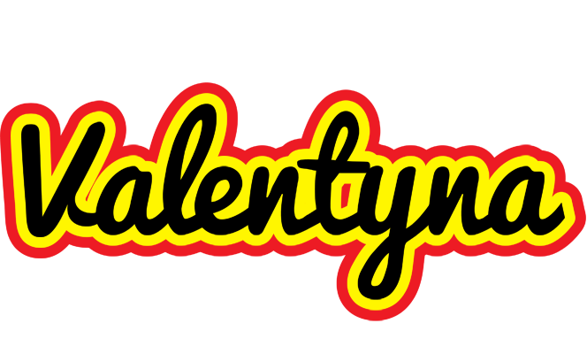 Valentyna flaming logo