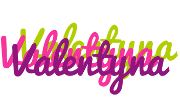 Valentyna flowers logo