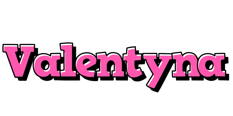 Valentyna girlish logo