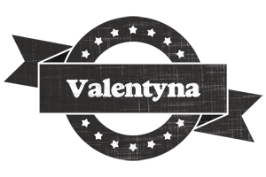 Valentyna grunge logo