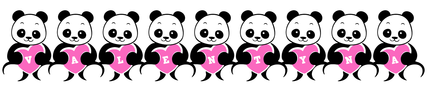 Valentyna love-panda logo