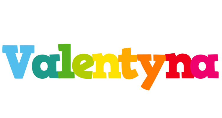 Valentyna rainbows logo
