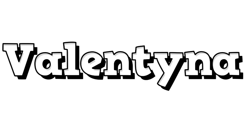 Valentyna snowing logo