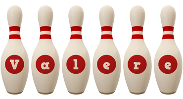 Valere bowling-pin logo