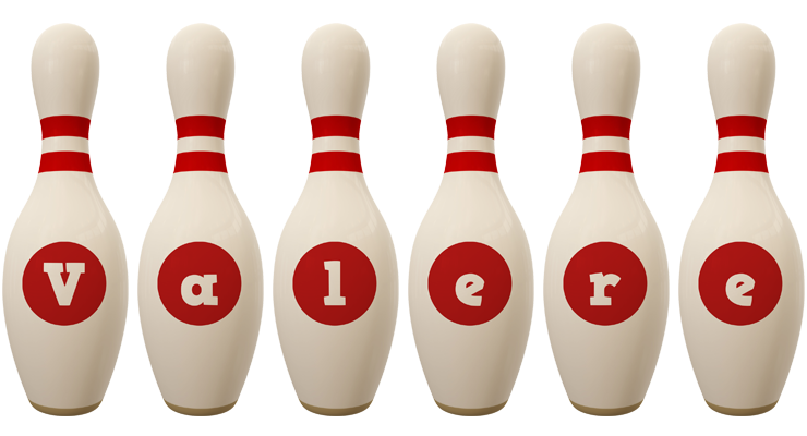 Valere bowling-pin logo