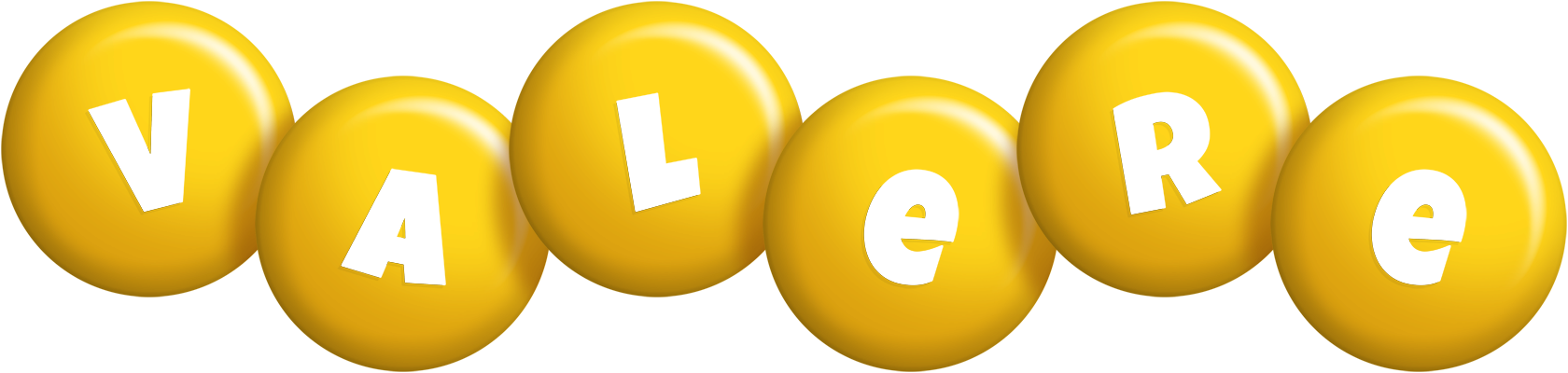 Valere candy-yellow logo