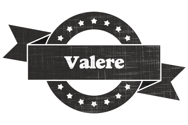Valere grunge logo