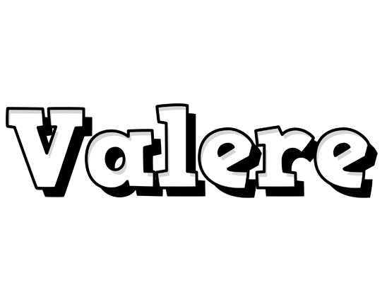 Valere snowing logo