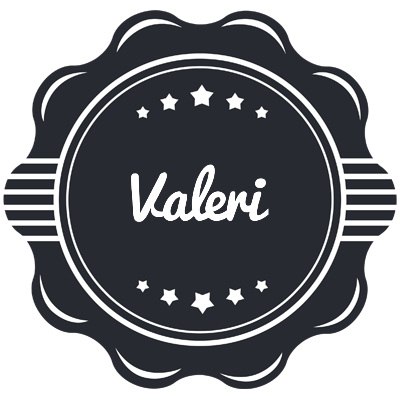 Valeri badge logo