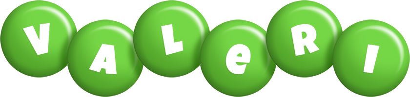 Valeri candy-green logo