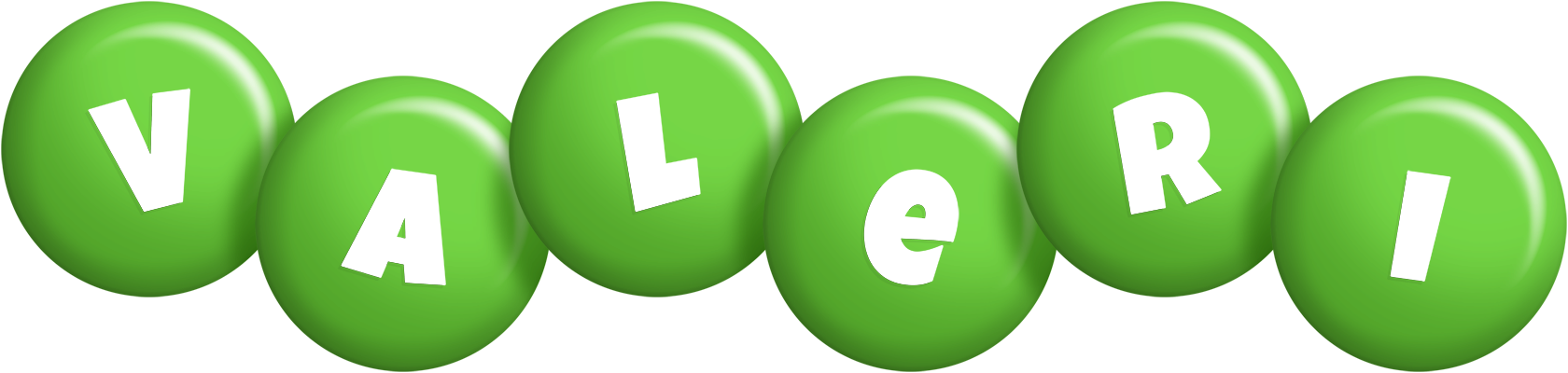 Valeri candy-green logo
