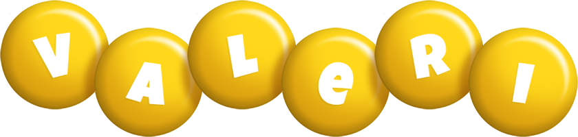 Valeri candy-yellow logo
