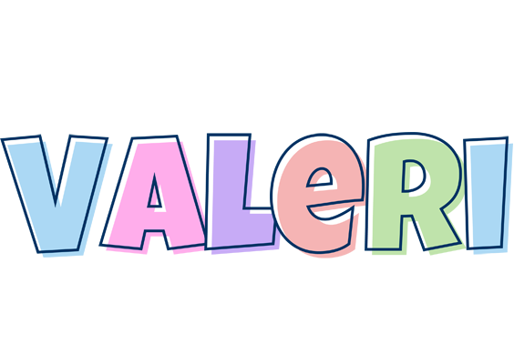 Valeri pastel logo