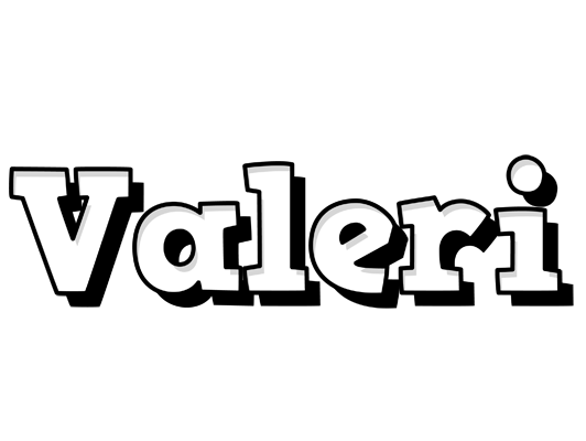 Valeri snowing logo