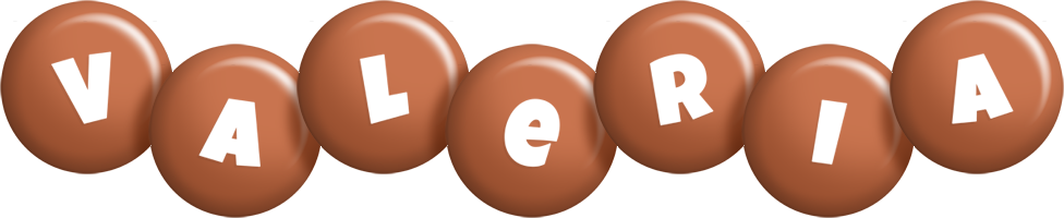 Valeria candy-brown logo