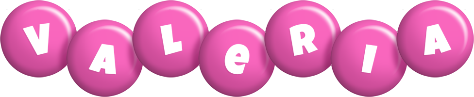 Valeria candy-pink logo
