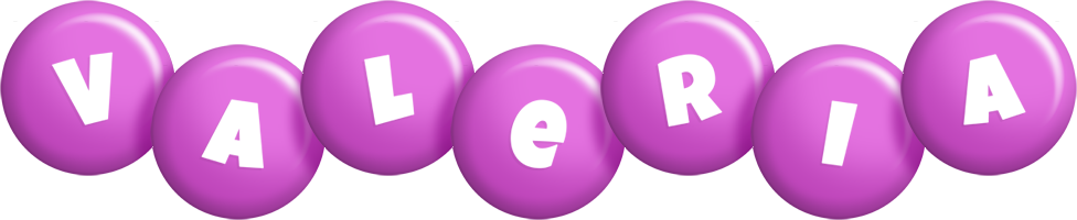 Valeria candy-purple logo