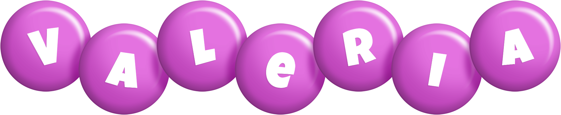 Valeria candy-purple logo